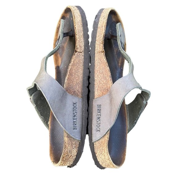 Birkenstock Gizeh Women Sandals Tan Size  EU 38 US 7.5 - Picture 4 of 7